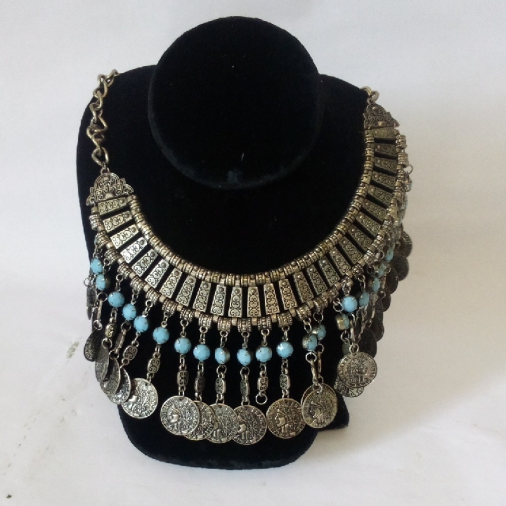 French Quality Costume Jewelry With Faux Coins: Non Tarnishing Stainless Steel